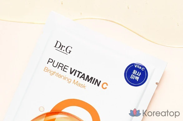 Набор масок Dr.G Pure Vitamin A Firming 4p + Vitamin B5 Moisturizing 4p + Vitamin C Brightening 4p, 1 шт.