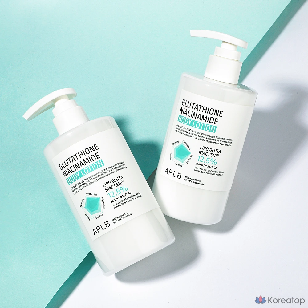 Лосьон для тела APLB Glutathione Niacinamide Body Lotion, 300 мл, 1 шт.