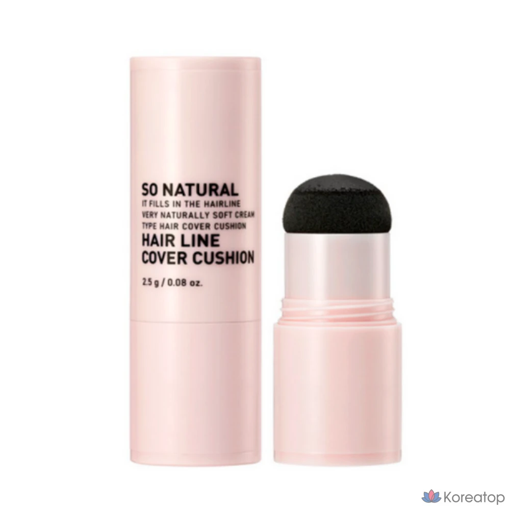 Кушон для волос So Natural Hair Line Cover Cushion, оттенок Natural Black, 2.5 г, 1 шт.