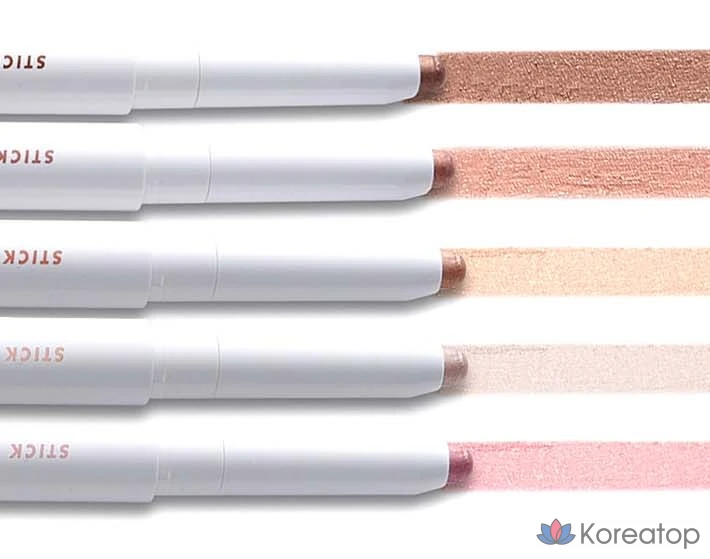 Тональные тени-карандаш Tony Moly The Shocking Color Fixing Stick Shadow, оттенок 04 Milky White, 1 шт., фото 4