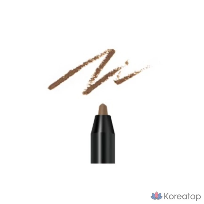 Гелевая подводка для глаз MERZY the First No-Fall, 0,5 г, цвет G6, мягкий коричневый, 1 шт., фото 3