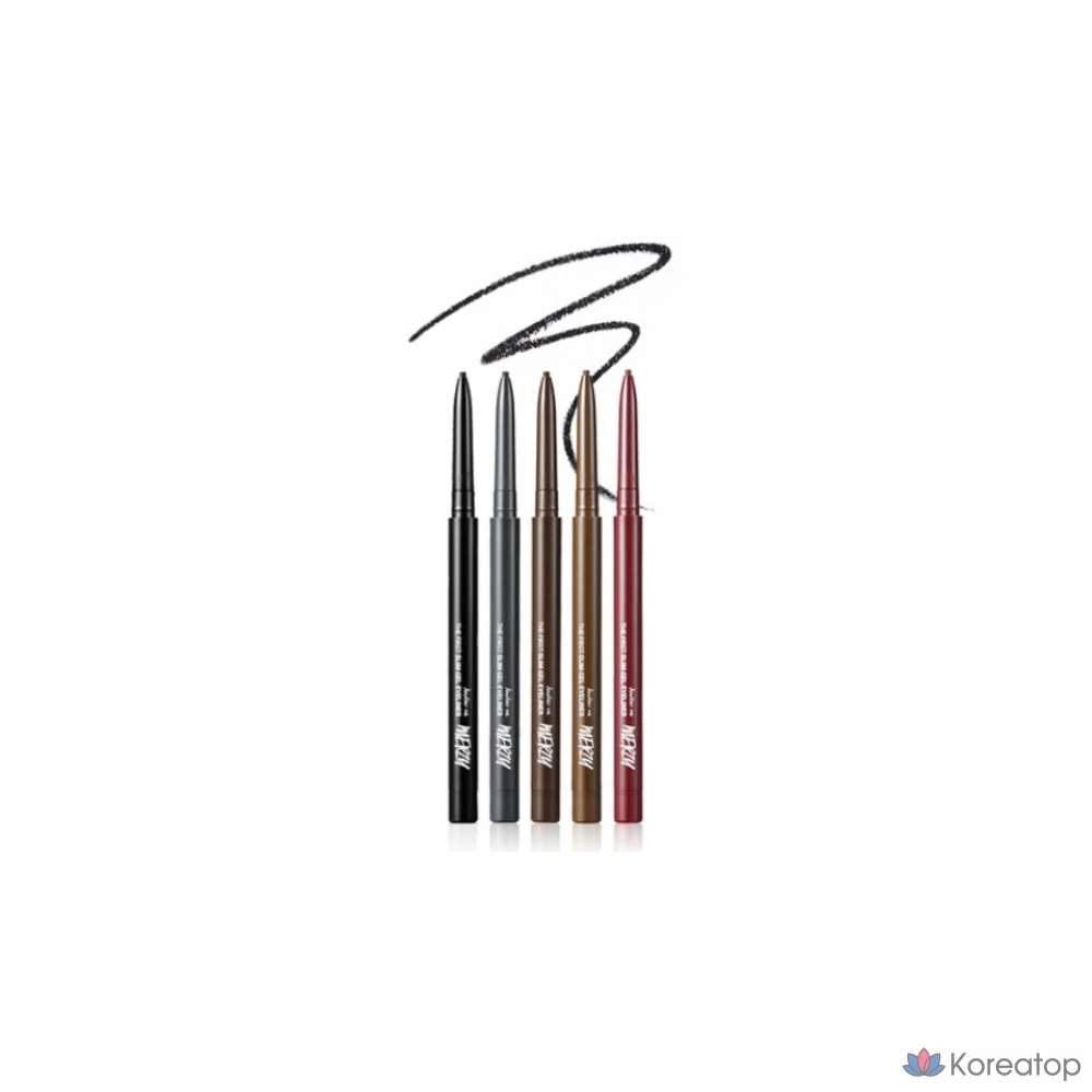 Гелевая подводка для глаз MERZY the First Slim Gel Eyeliner, 0,05 г, цвет бордовый берилл, 1 шт.