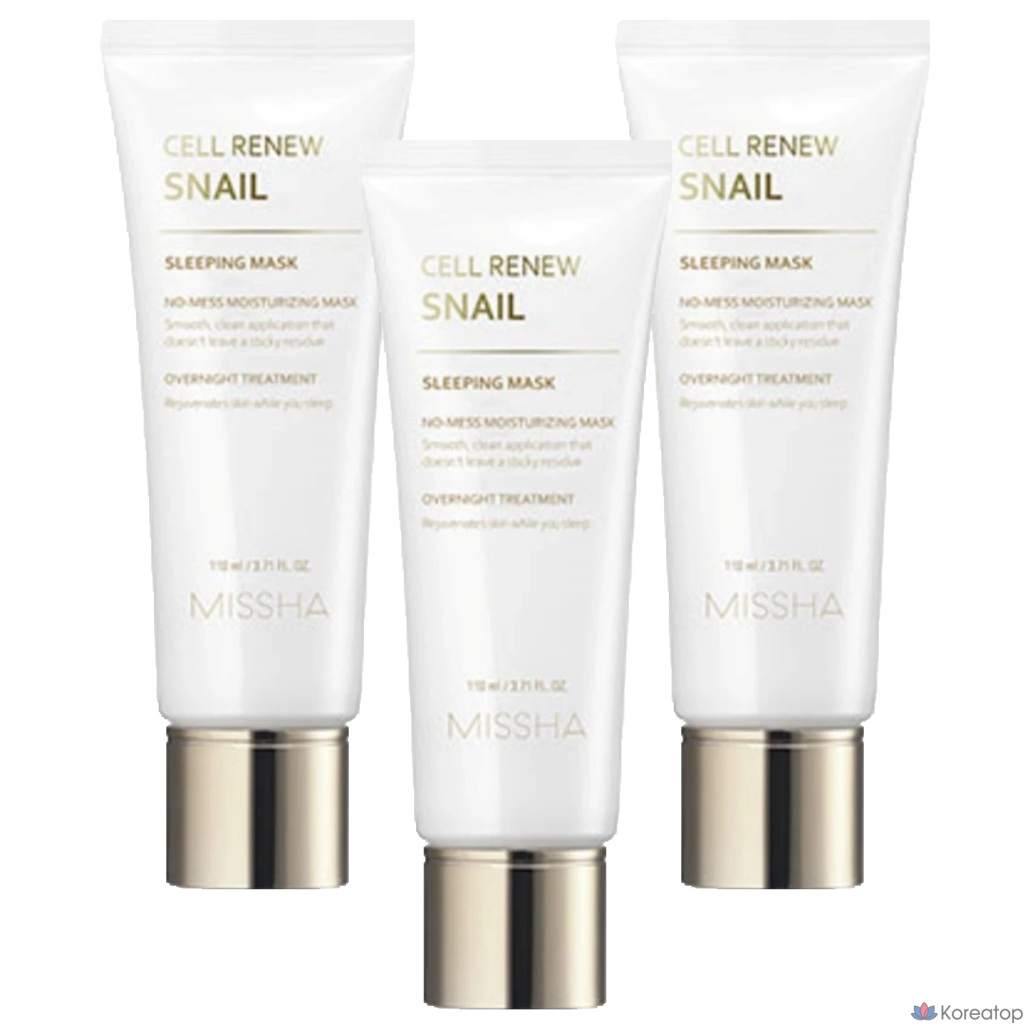 Ночная маска для лица Missha Cellinue Snail, 110 мл, 3 шт.