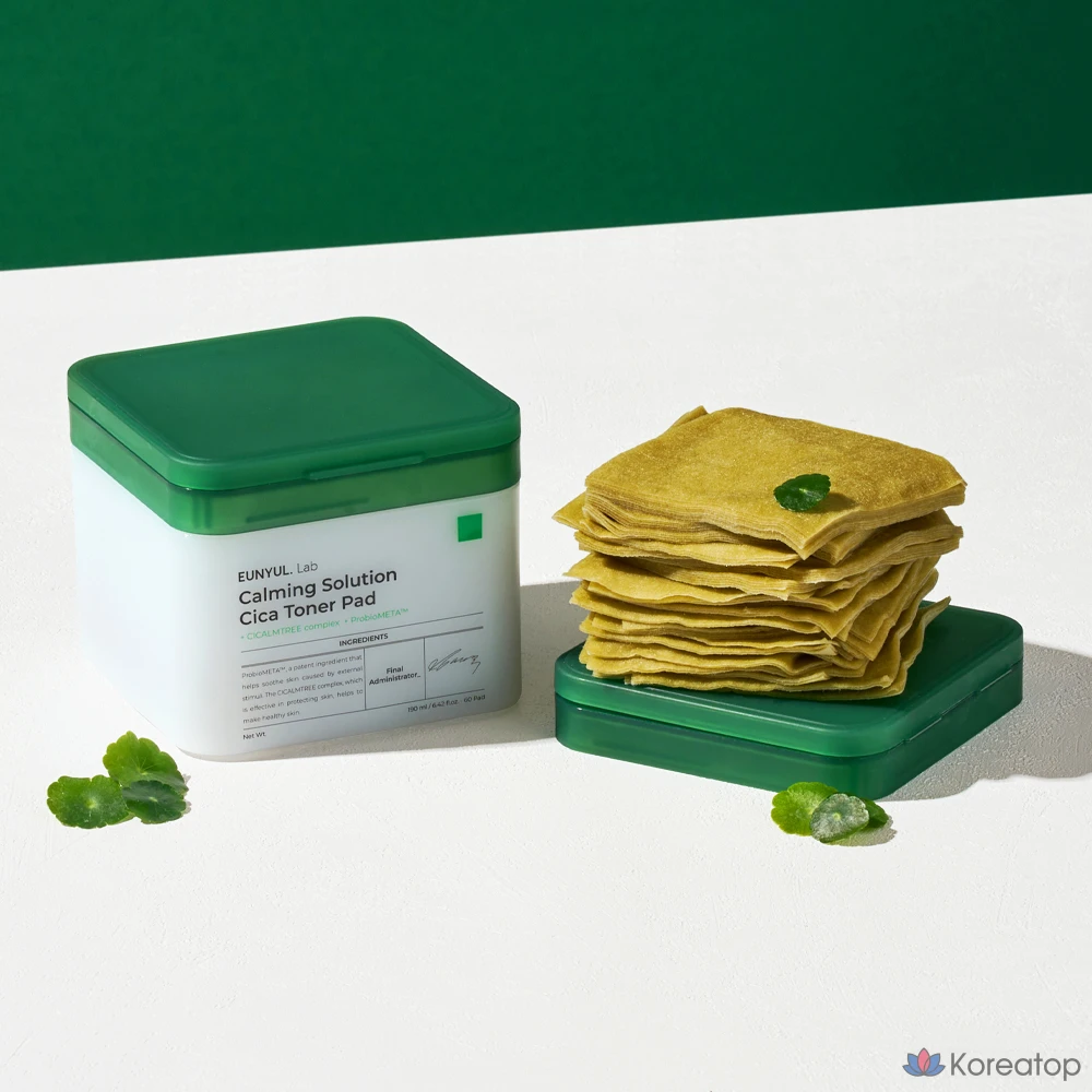 Тонизирующие подушечки Silver Lab Calming Solution Cica, 190 мл, 60 листов, 1 упаковка.