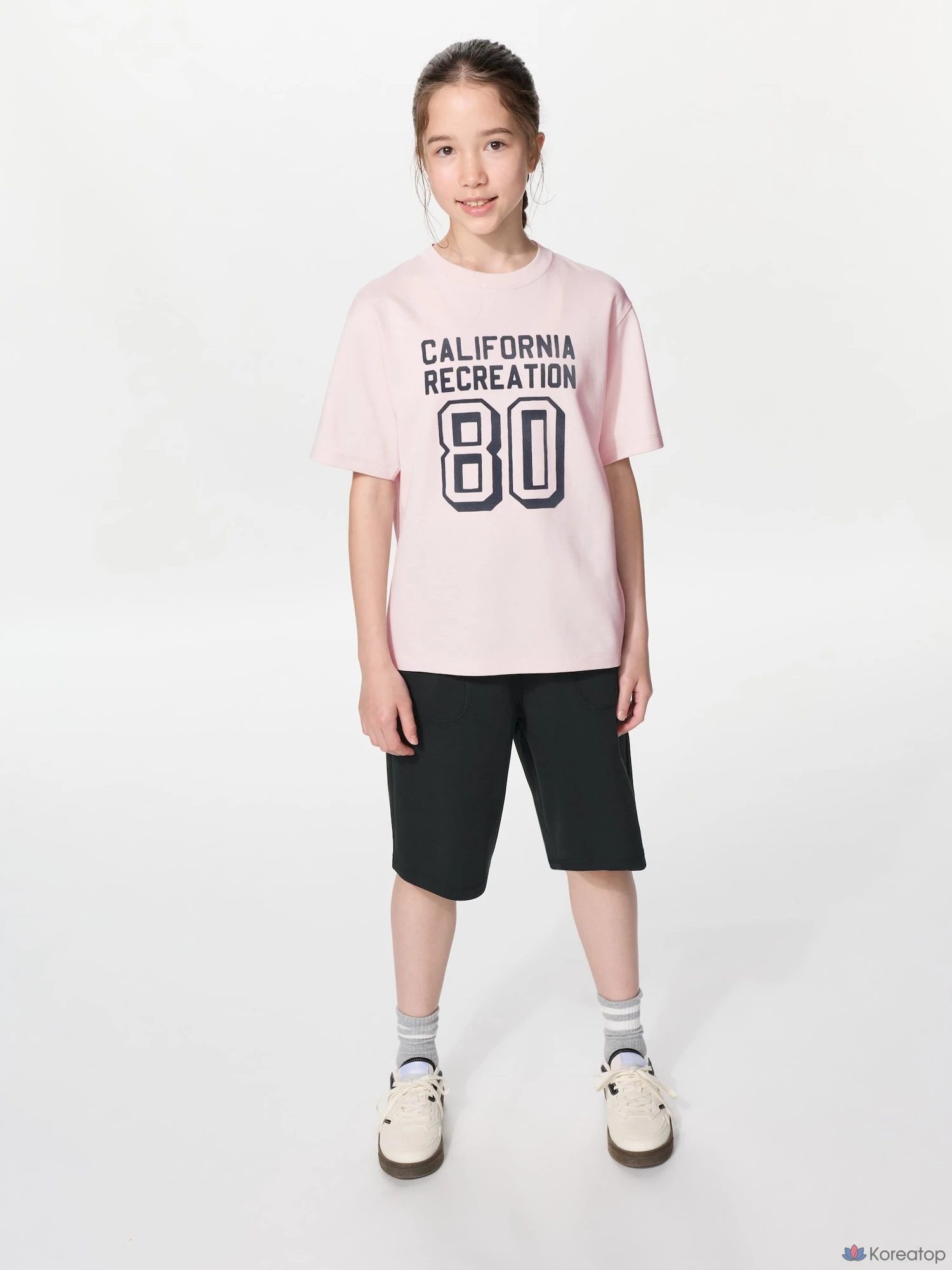 Шорты детские Uniqlo AIRism Cotton Half Pants, однотонные