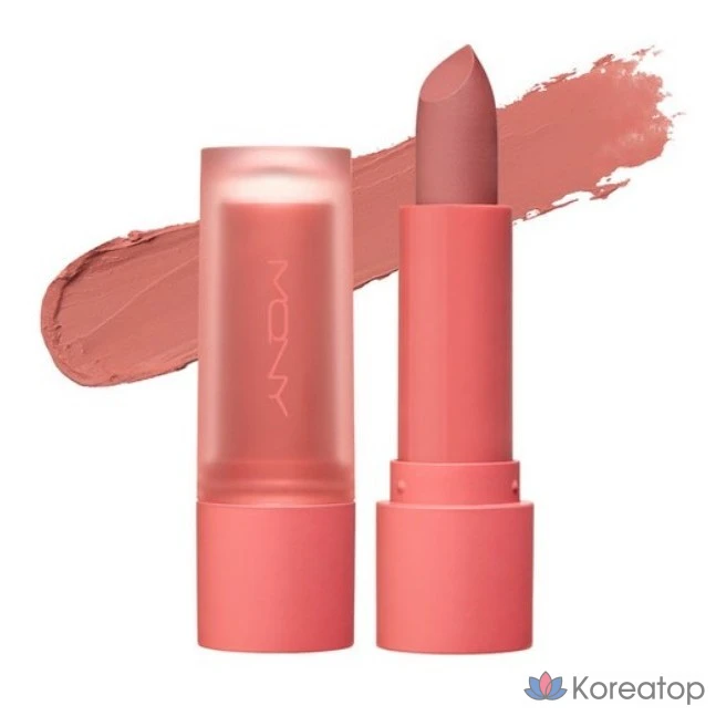 Матовая пудровая помада Mqny New York, 3,5 г, 1 шт., оттенок 04 PEACH FOG