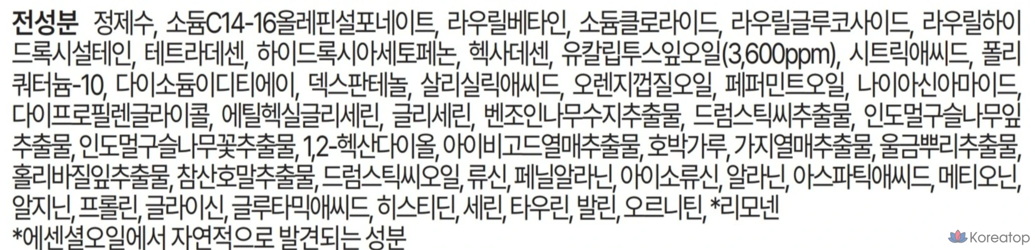 Шампунь с ароматным эвкалиптом, 1 л, 1 шт.