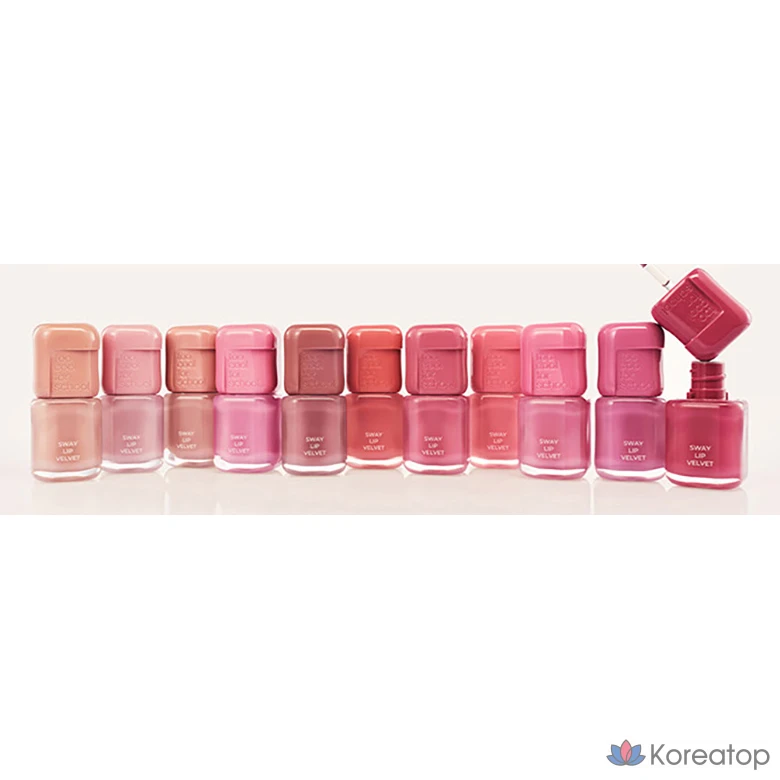 Блеск для губ Too Cool For School Sway Velvet Lip Tint, оттенок 03 Bebe Salmon, 1 шт., фото 5