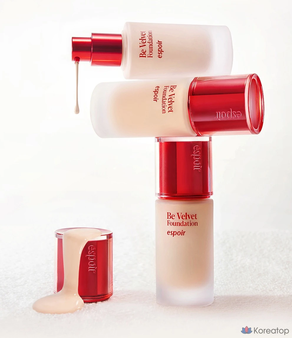 Тональный крем Espoir Bevelvet SPF22 PA++ 30 г, 1 шт., 13N Нейтральный фарфор, фото 5