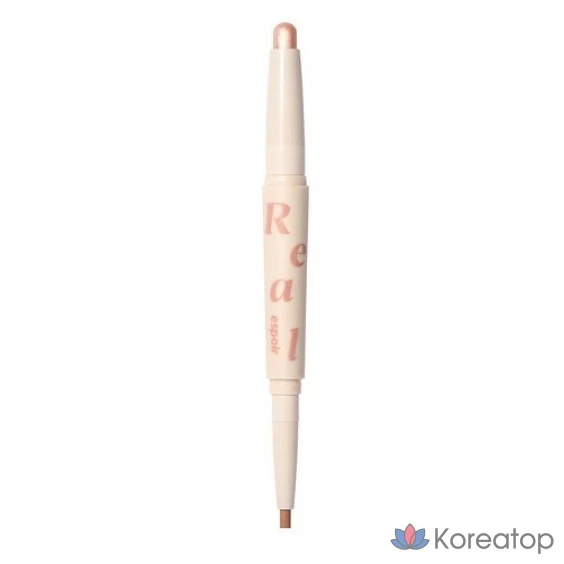 Палетка для макияжа глаз Espoir Real Eye Aegyo-sal Stick, цвет 01, оттенок «Шампанское», 1 шт.