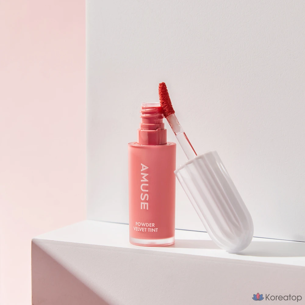 AMUSE Powder Velvet Tint, 02 Peanut Coral, 1 шт., фото 4