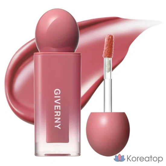 Тинт для губ Giverny Dewy Lip Glaze Tint, 0, приглушенный персиковый (01), 4,9 г, 1 шт.