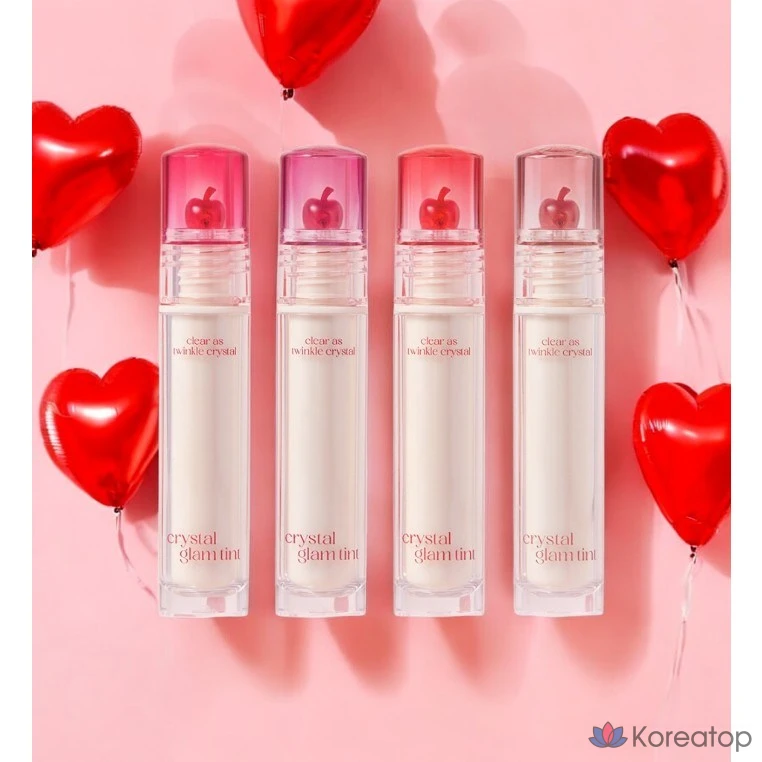 Clio Crystal Glam Tint Honey Glow, 003 Blushed Peach, 3,2 г, 1 шт.