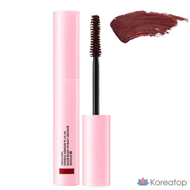 Тушь для ресниц Lilybyred Nine to Nine Survival Color Mascara 6 г, цвет 2 (розово-коричневый), 1 шт.