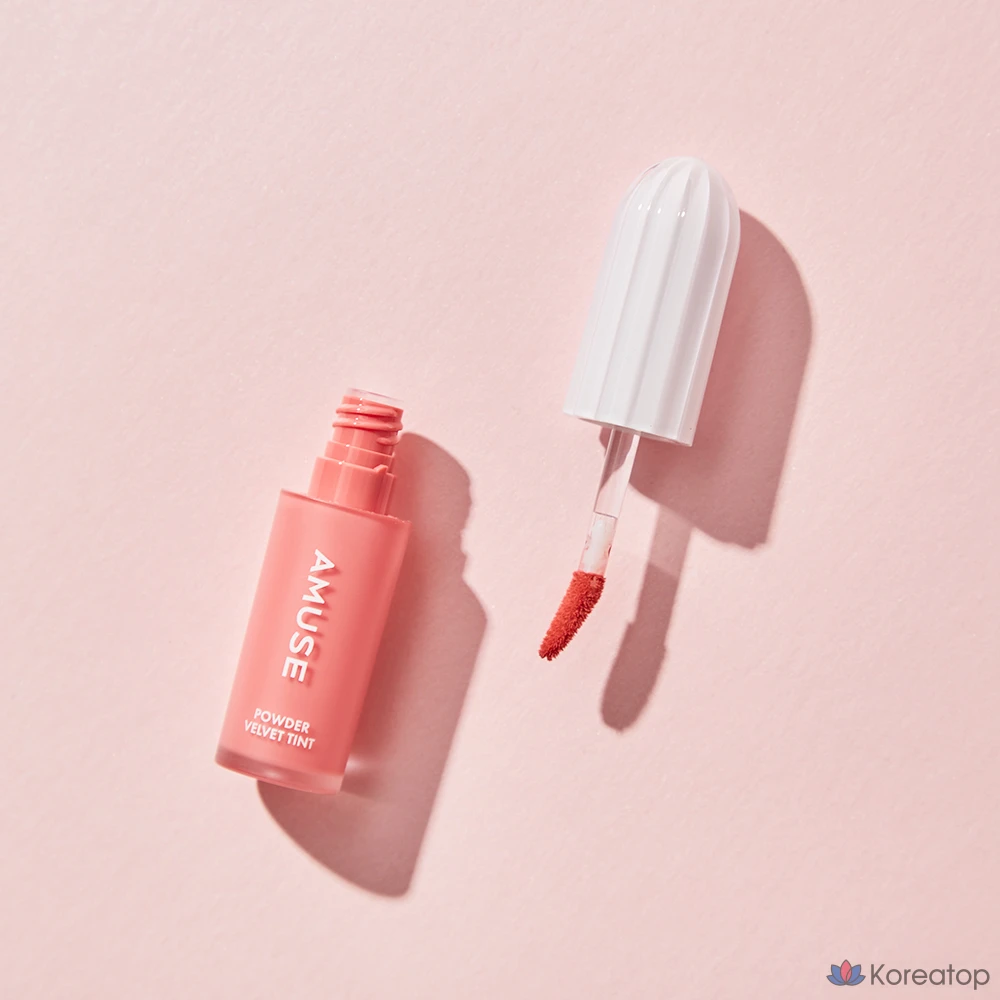 AMUSE Powder Velvet Tint, 02 Peanut Coral, 1 шт., фото 5