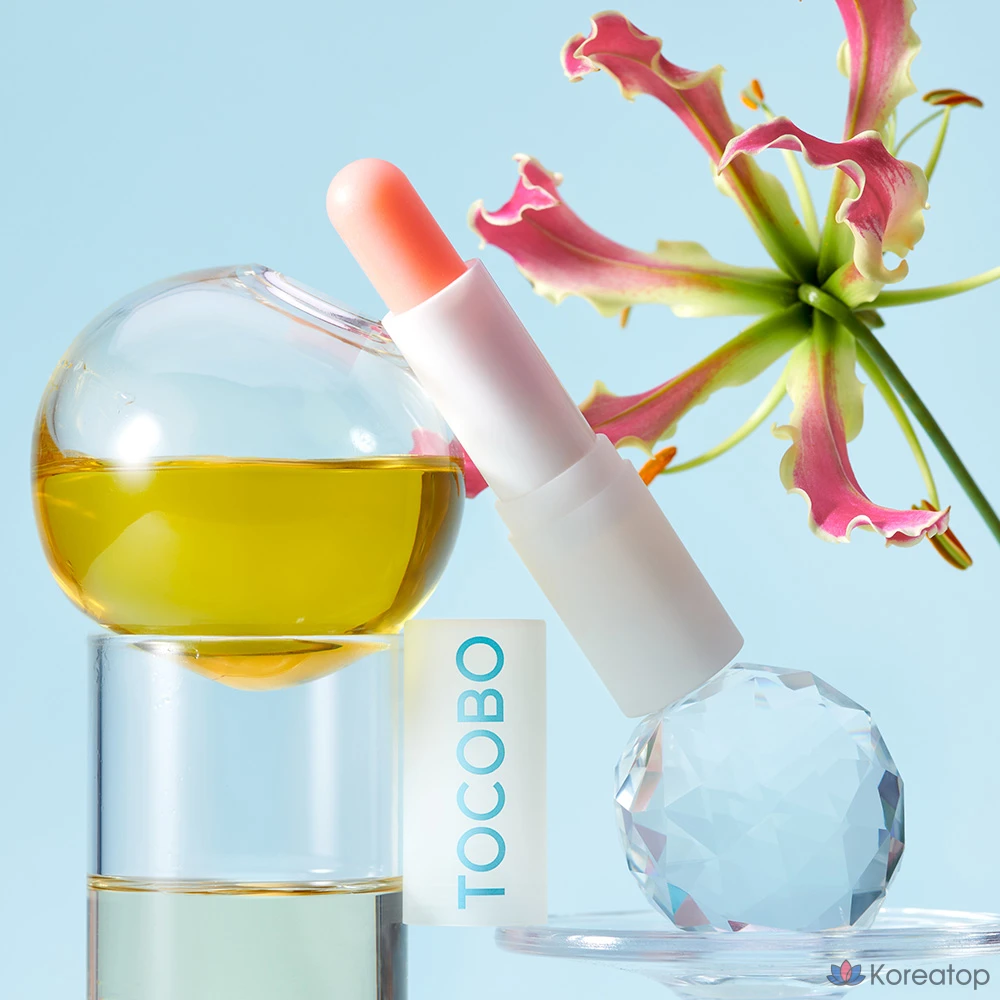 Тонирующий бальзам для губ Tokobo Glow Ritual & Glass, 3,5 г, оттенок 001 «Коралловая вода», 1 шт., фото 4