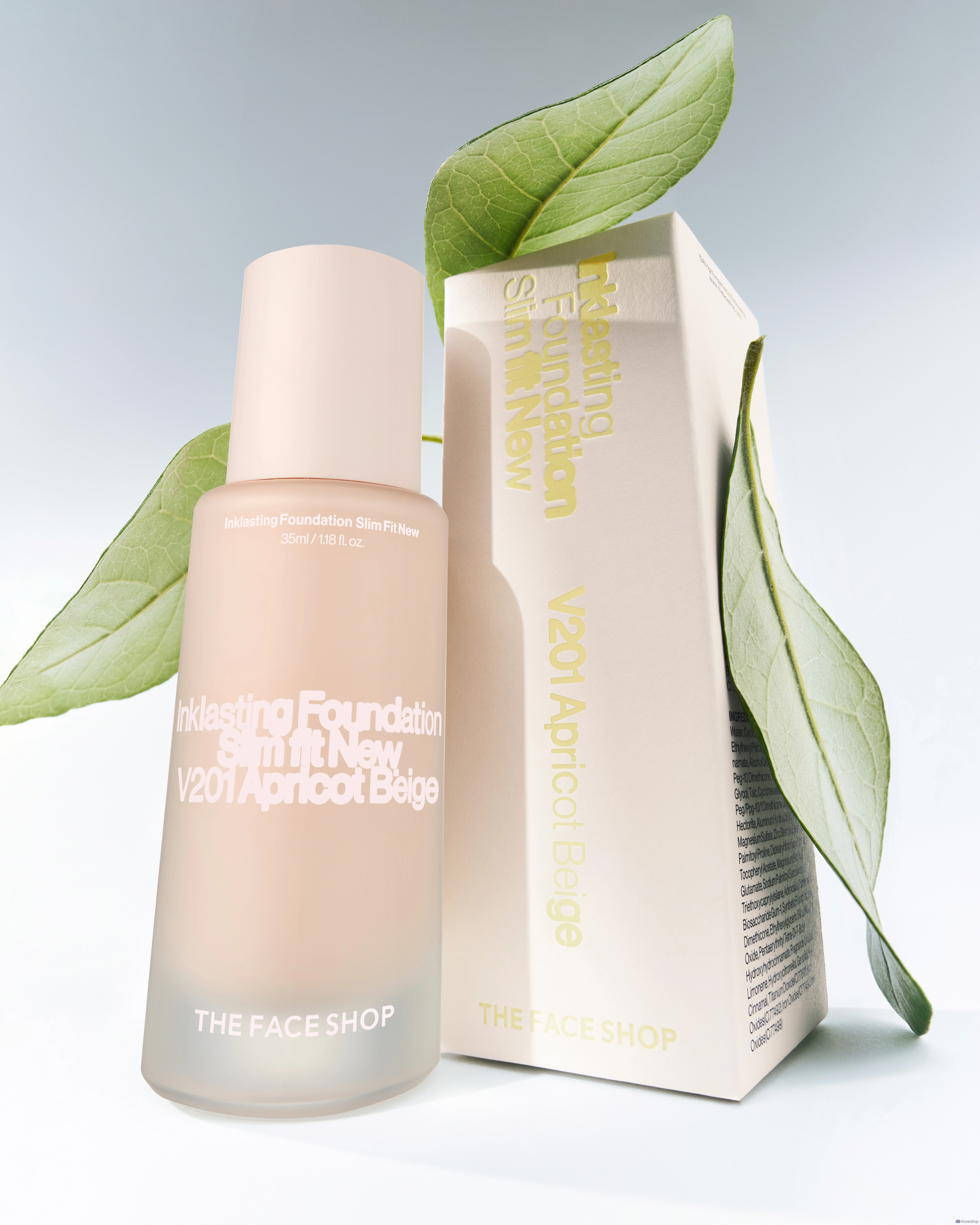 Тональный крем The Face Shop Ink Lasting Foundation Slim Fit New, 35 мл, V201, 1 шт.