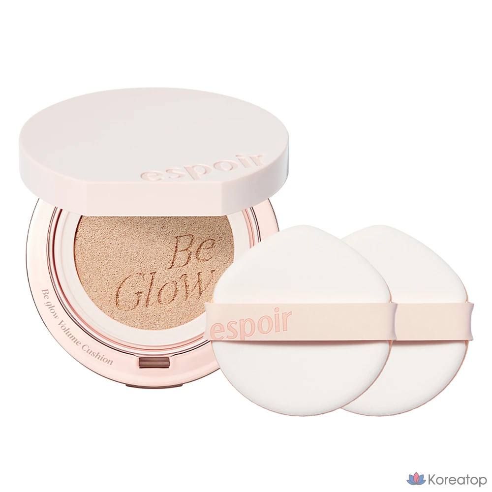 Набор Espoir Biglow Volume Cushion 13 г + Puff 2 шт., № 20 Ваниль, 1 шт.