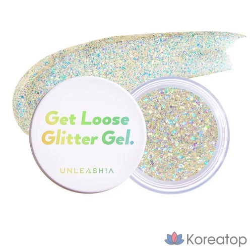 Гель с блестками Unleashia, 7 г, 1 шт., № 5 Diamond Stealer