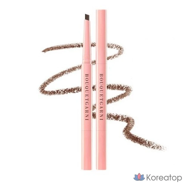 Карандаш для бровей Bouquet Garni Auto Pencil Slim Eyebrow 0.2g, 03 NATURAL BROWN (Натуральный коричневый), 1 шт.