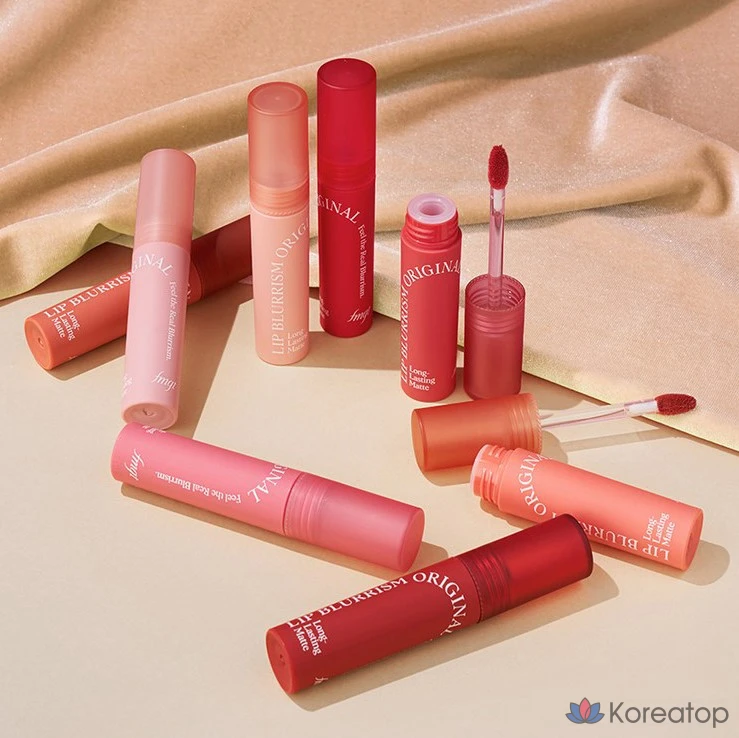 Тинт для губ The Face Shop fmgt Lip Blurism Tint, 1 шт., персиково-ангорский, 5 г, фото 3