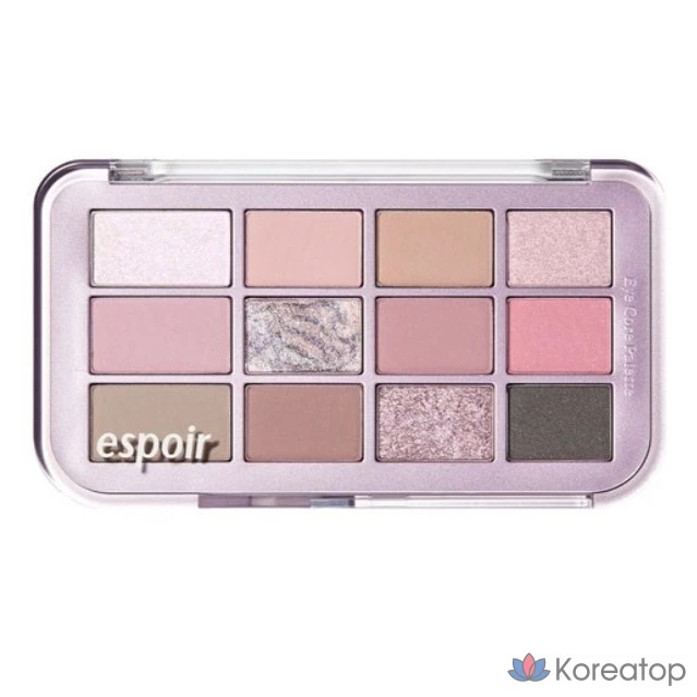 Палетка теней для век Espoir Eye Core, 10 оттенков Midnight Shell, 1 шт.
