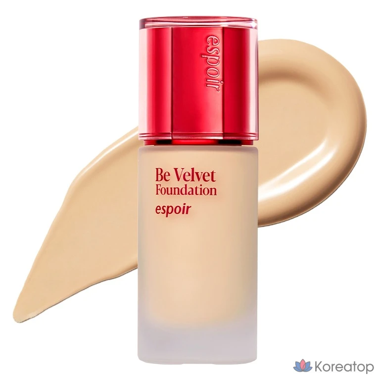 Espoir Bevelvet Foundation SPF22 PA++ 30 г, 1 шт., 23N нейтральный бежевый