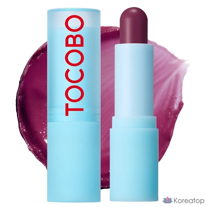 Тональный бальзам для губ Tokobo Glass, 016 Eau de Grape, 3,5 г, 1 шт.