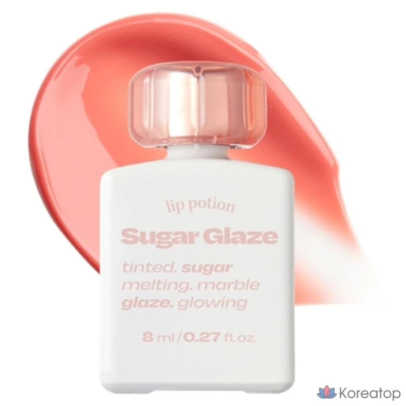 Помада ALTERNATIVE STEREO Lip Potion Sugar Glaze Tint, оттенок № 4, персиковый, 1 шт.