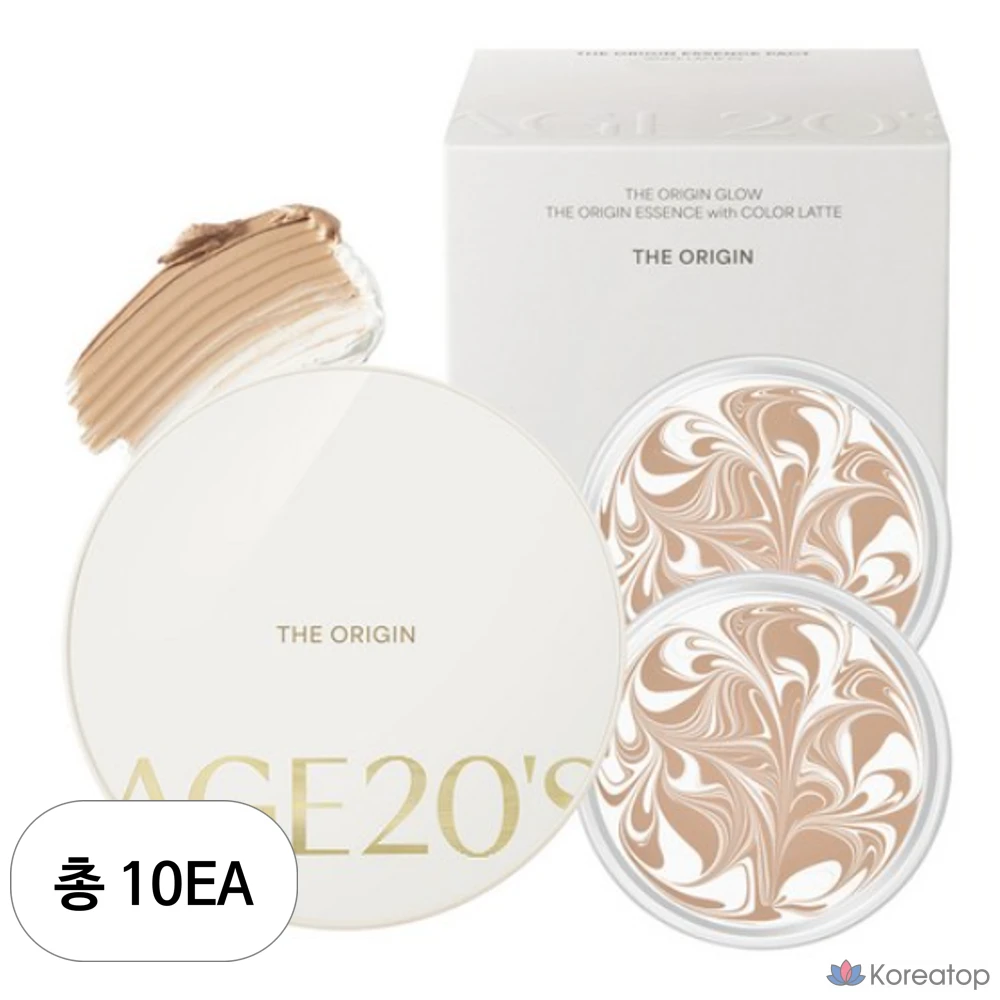 Тональный крем Diorigin Essence Foundation Pact (12,5 г) + 1 сменный блок (12,5 г), № 21 Белый латте, 10 штук