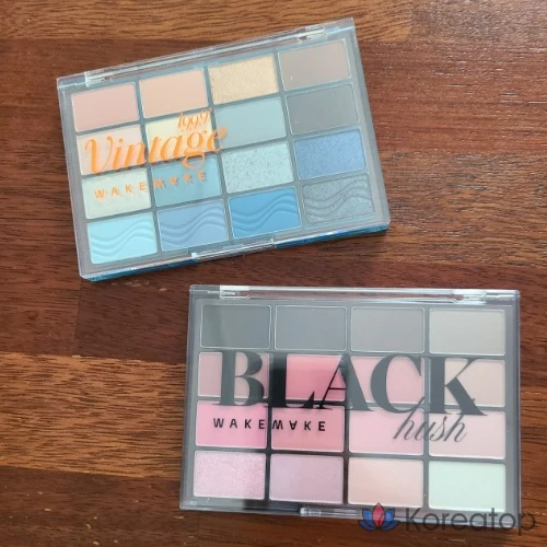 Палетка теней для век WAKEMAKE Soft Blurring Eye Palette, оттенок № 05 Mute Coral Blurring, 1 шт.