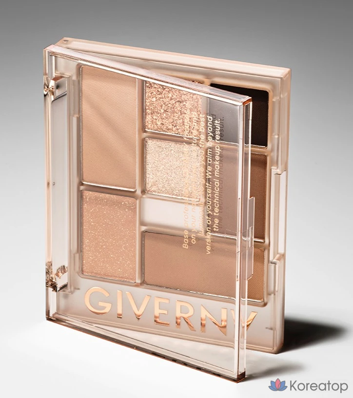 Тени для век Giverny Nuance G Eye Palette, оттенок 1 Sandy Lyon, 8.2 г, 1 шт.