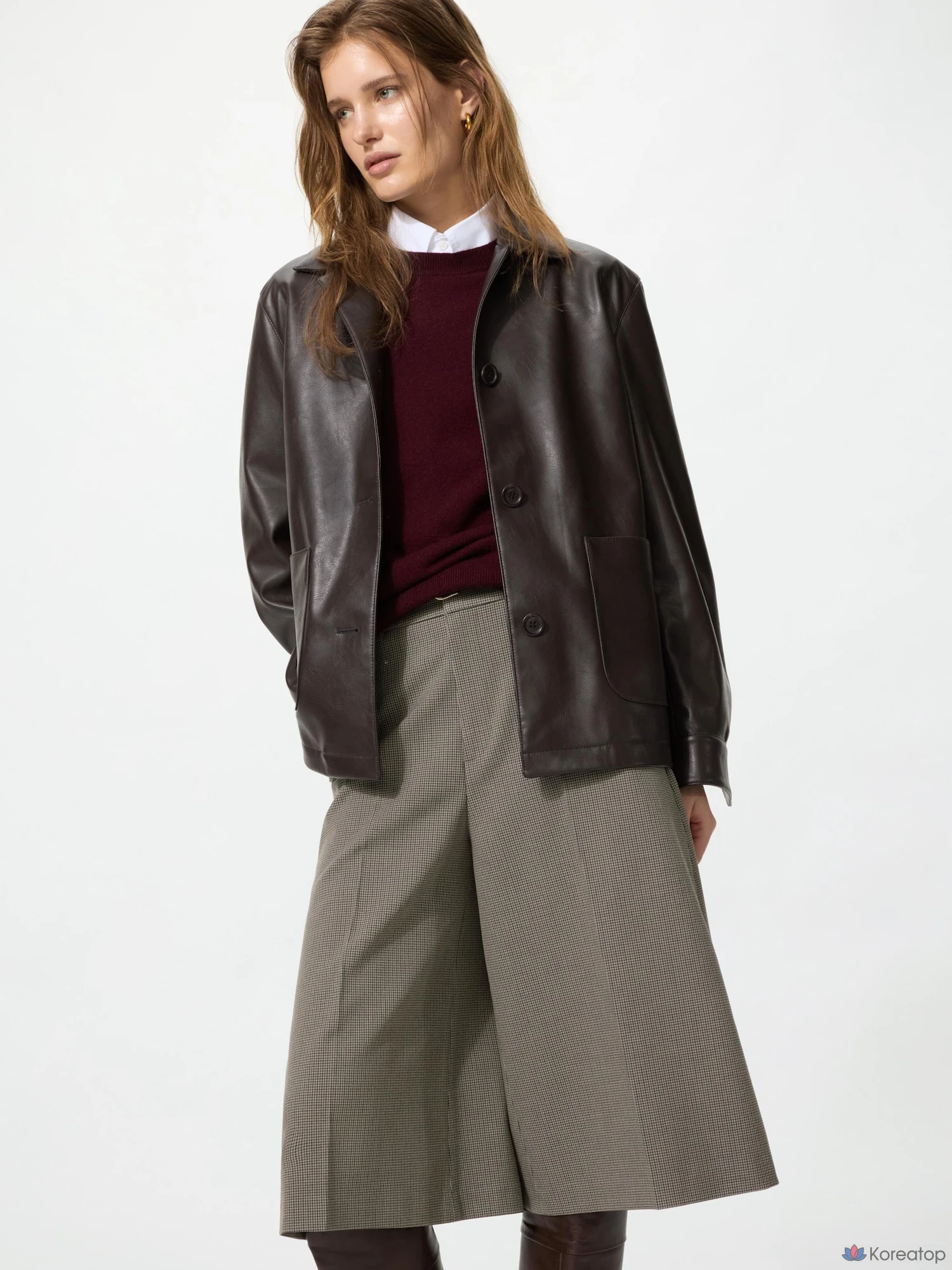Брюки-кюлоты Uniqlo Smart Culottes Print