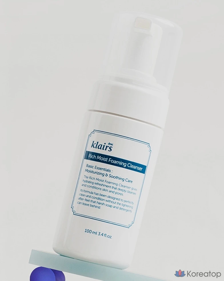 Пенка для умывания Dear, Klairs Rich Moist, 100 мл, 1 шт.