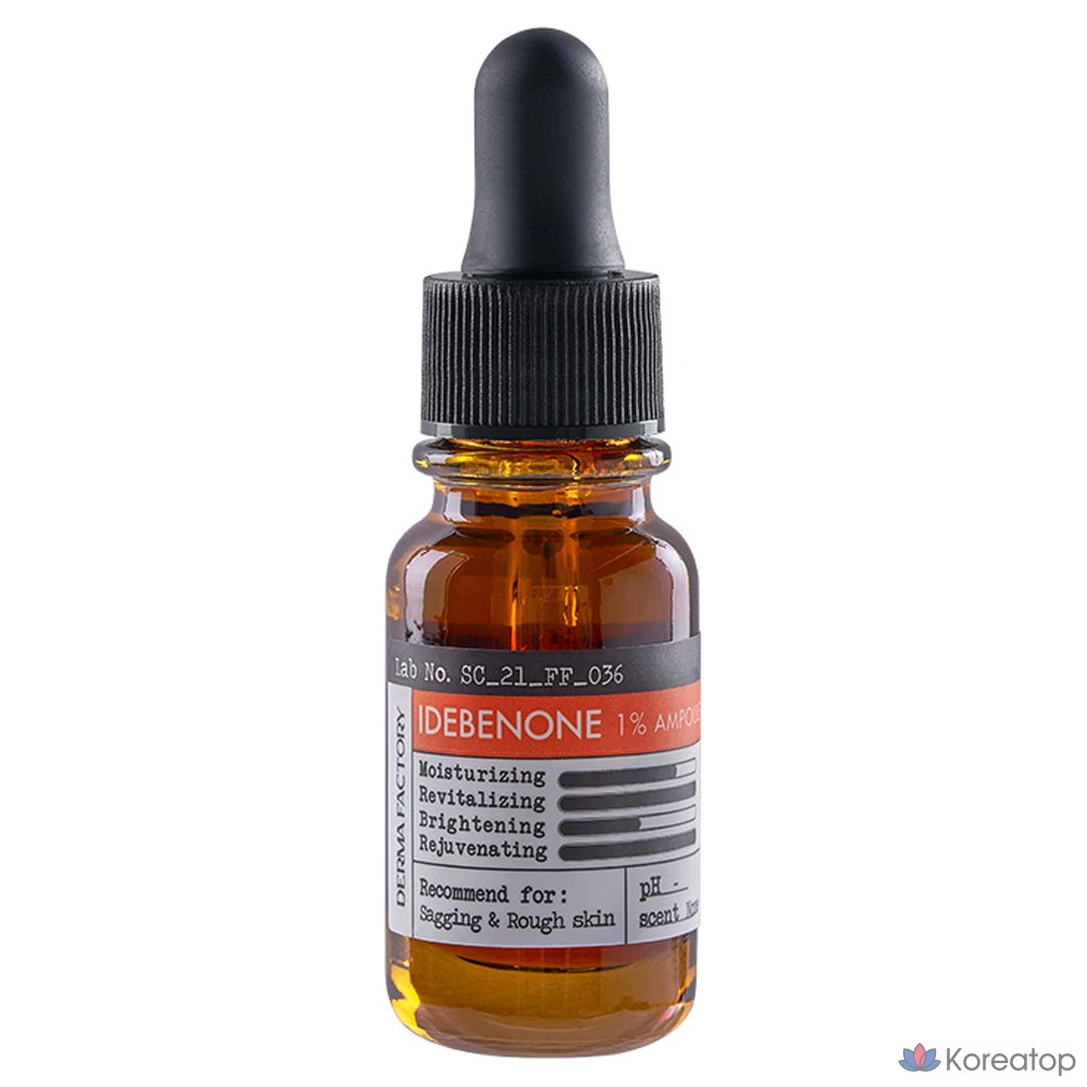 Ампула Derma Factory с идебеноном 1%, 10 мл, 1 шт.