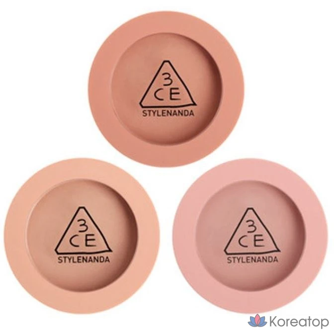 3CE Румяна для лица Mood Recipe 5,5 г, нюдово-персиковый оттенок, 1 шт., фото 2