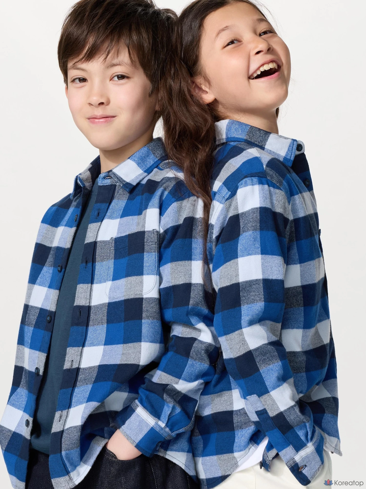 Рубашка детская Uniqlo Flannel Check Shirt C