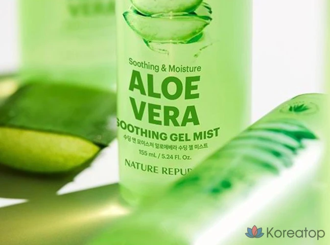 Успокаивающий гель-спрей Nature Republic с алоэ вера, 155 мл, 1 шт.
