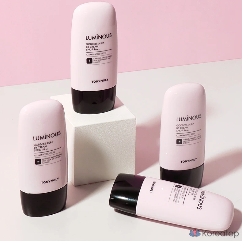 BB-крем Tony Moly Luminous Goddess Glow SPF37 PA++, № 2, оттенок Calm Beige, 45 г, 1 шт.