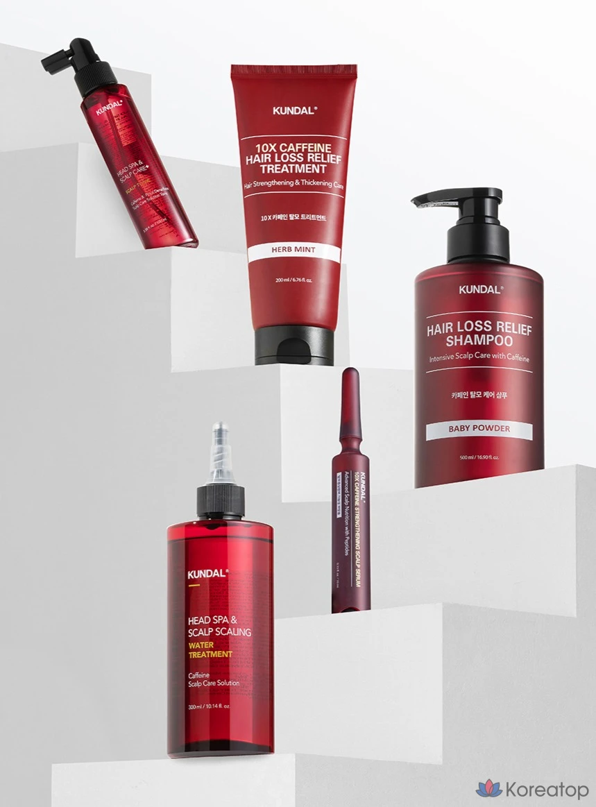 Kundal TenX Средство для укрепления волос с кофеином и ароматом белого мускуса, 200 мл, 1 шт.