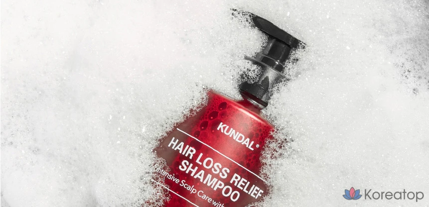 Функциональный шампунь Kundal против выпадения волос с кофеином, аромат детской присыпки, 500 мл, 1 шт.