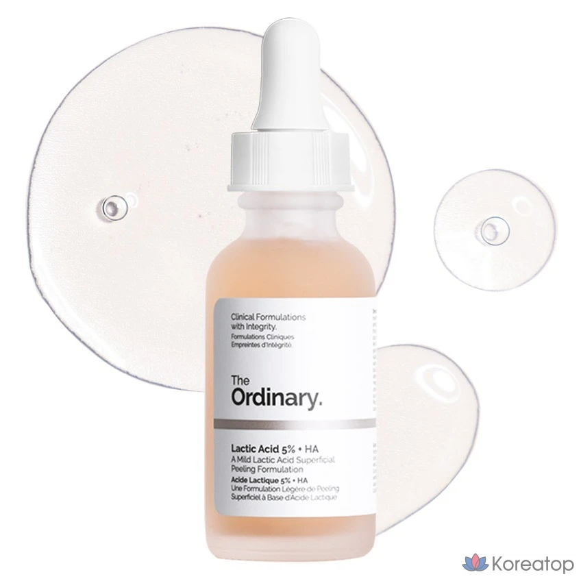 Сыворотка The Ordinary с молочной кислотой 5% + гиалуроновой кислотой, 1 шт., 30 мл