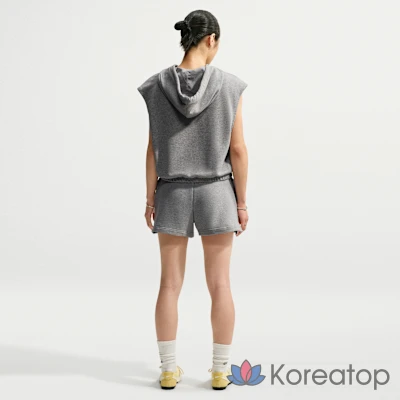 Шорты женские Nike Studio Fleece Lightweight Mid-Rise, фото 5