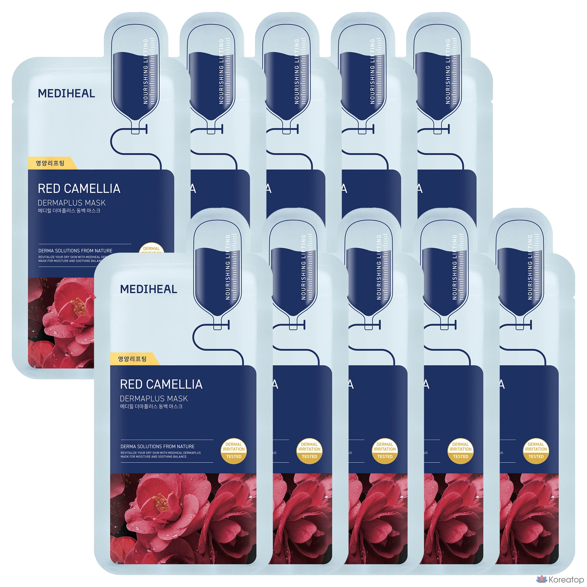 Mediheal Derma Plus Camellia Mask, 10 шт., 1 упаковка