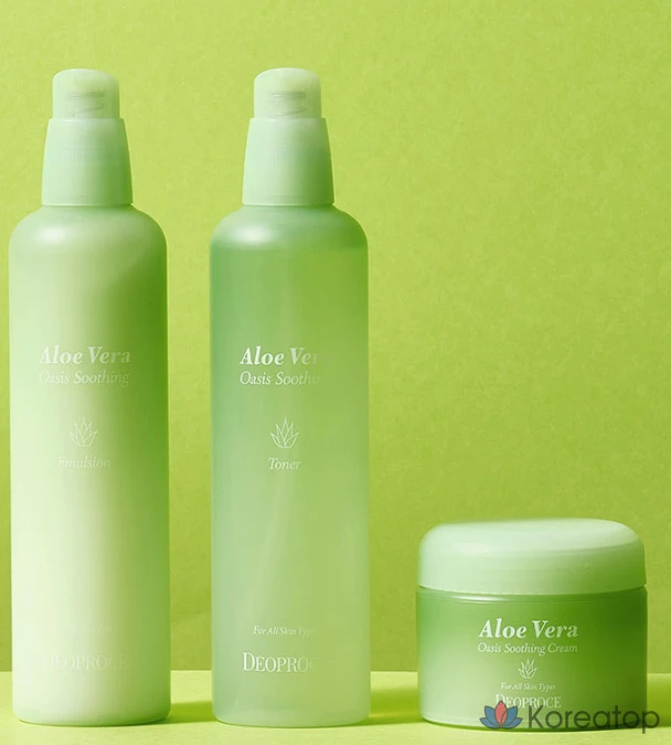 Успокаивающий тоник Deoproce Aloe Vera Oasis, 150 мл, 1 шт.