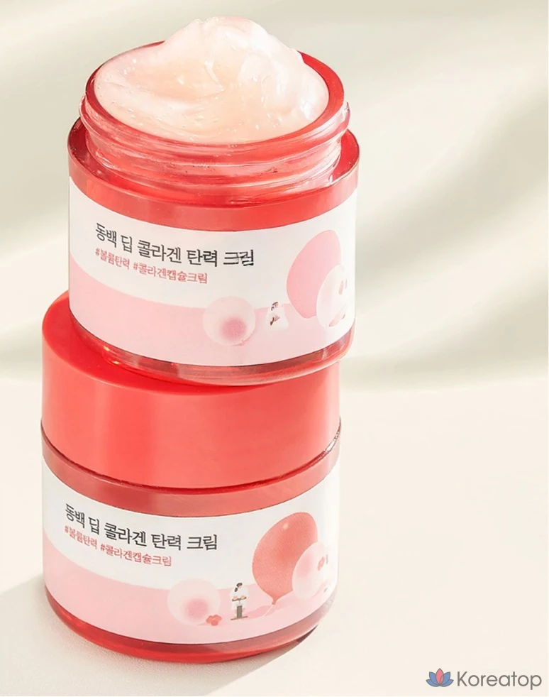 Укрепляющий крем Round Lab Camellia Deep Collagen, 1 шт., 50 мл