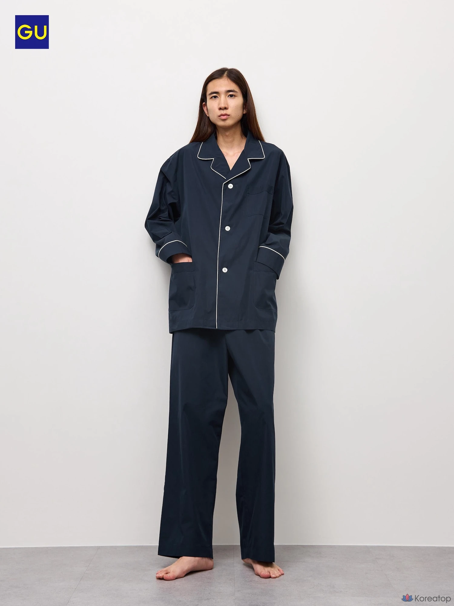 Пижама Uniqlo Broadcloth Pajamas (Long Sleeve)