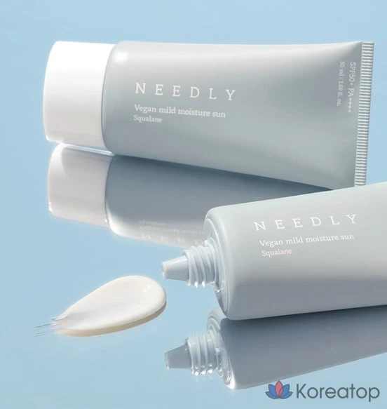 Увлажняющий солнцезащитный крем Needly Mild Moisture Sunscreen SPF50+ PA++++, 50 мл, 1 шт.