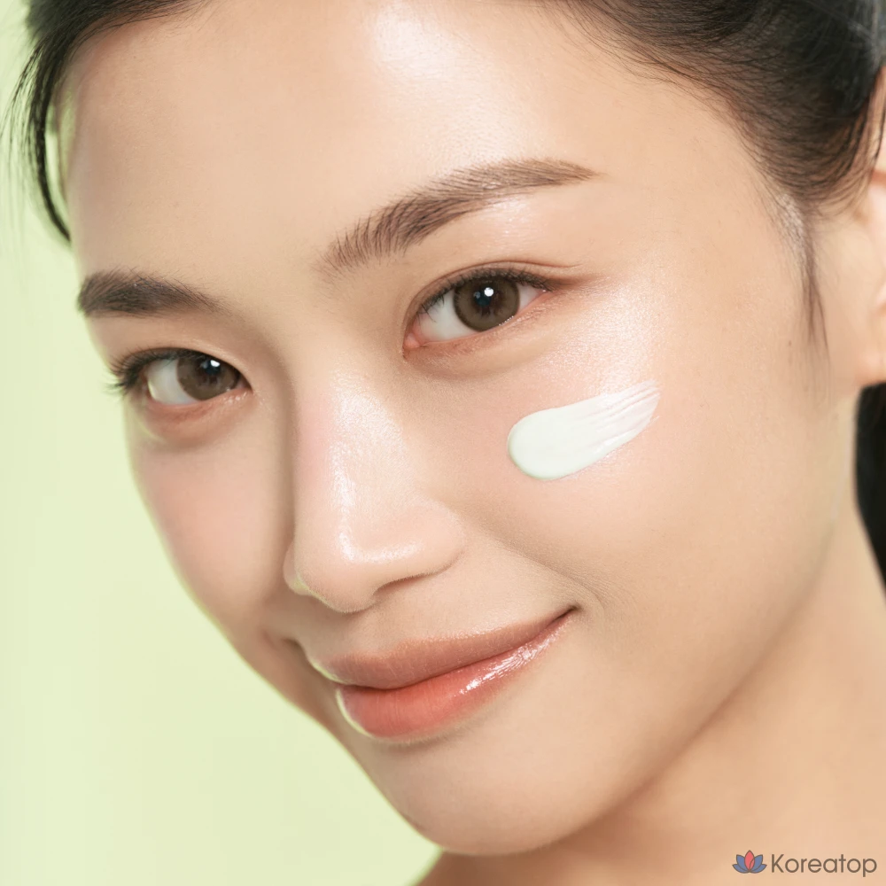 Осветляющий крем Re:Nk Radiance Tone Up SPF50+ PA++++, зеленый, 50 мл, 1 шт., фото 7