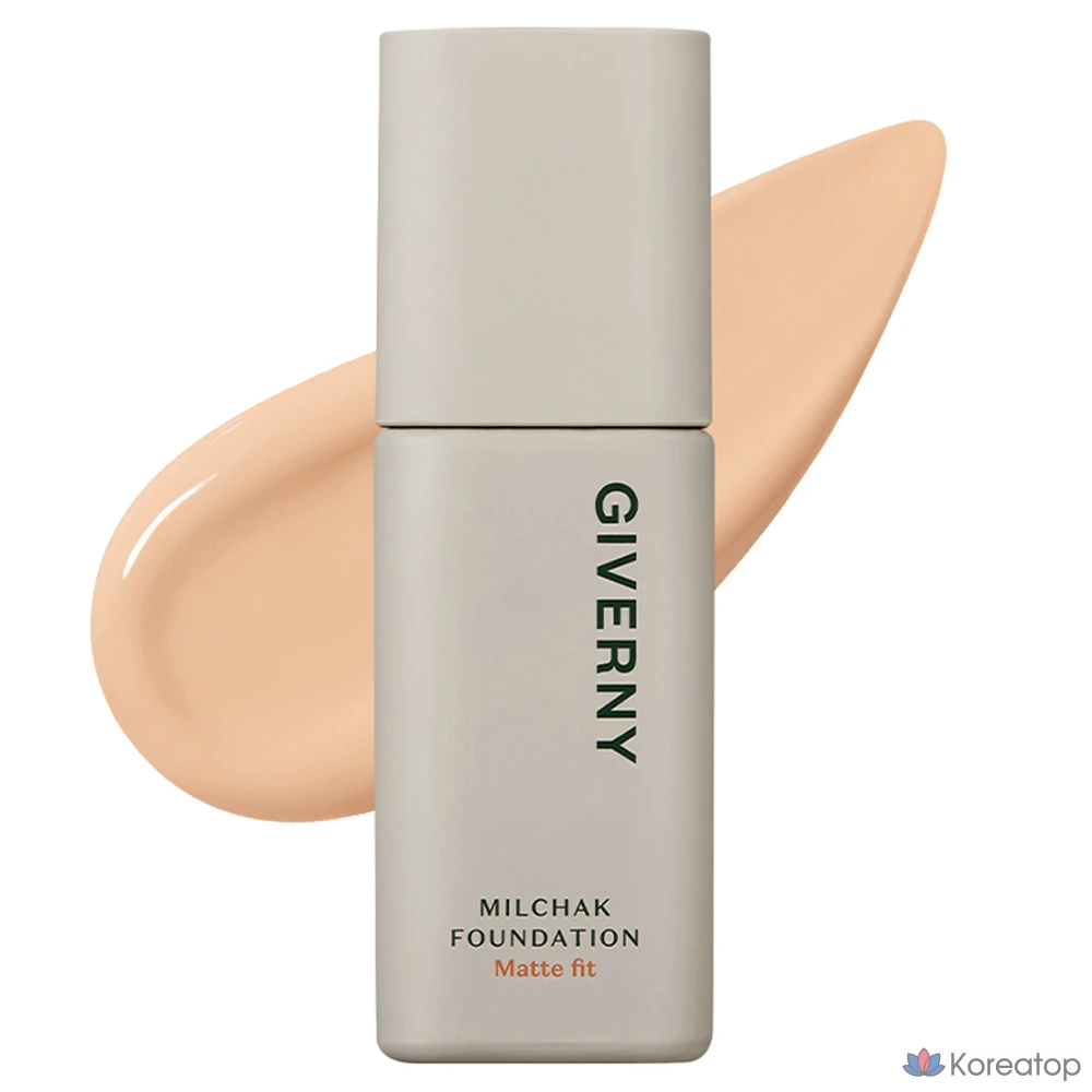 Тональный крем Giverny Close-Fit Matte Foundation, 30 мл, 1 шт., оттенок 22NW Natural Beige